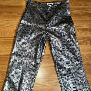 Forever 21 Black and Gray Snake Print Jeans